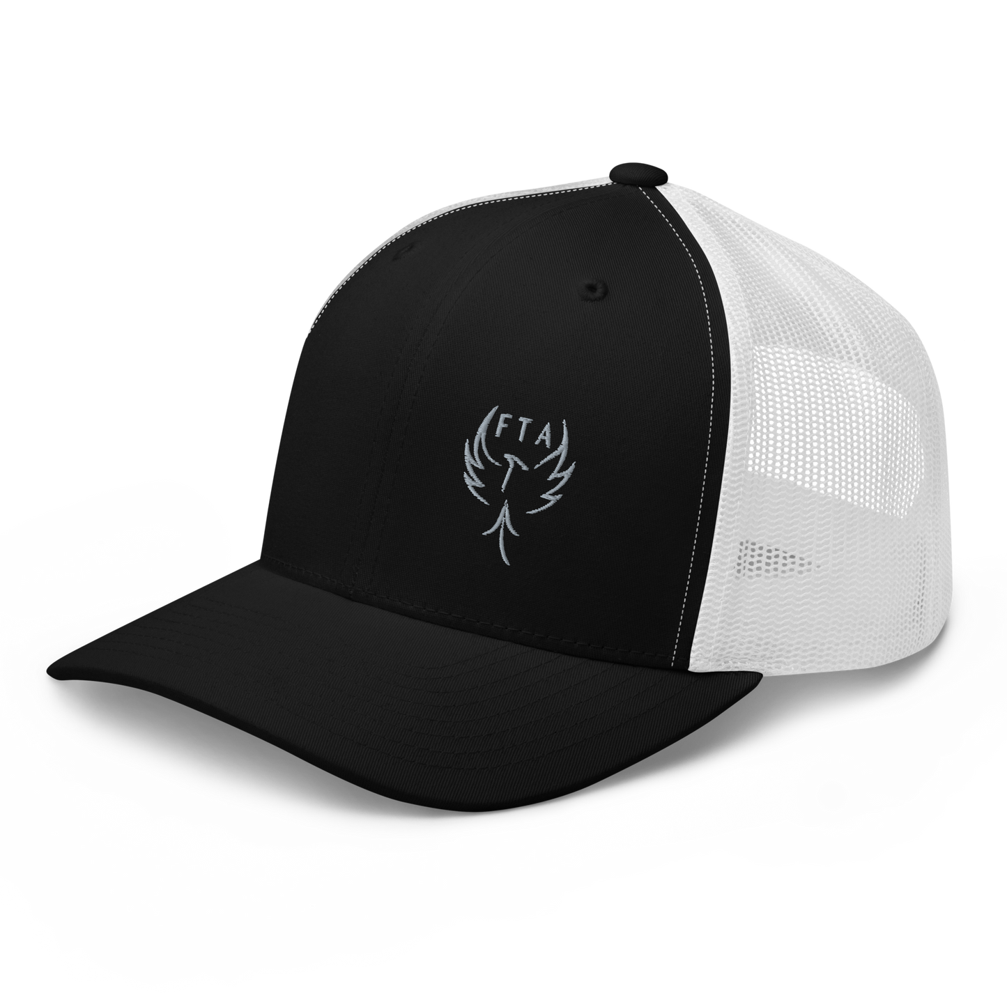 Phoenix Series Trucker Cap (Silver Logo)