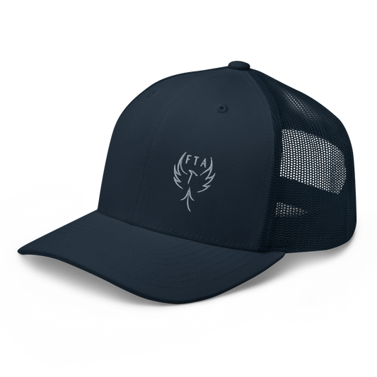 Phoenix Series Trucker Cap (Silver Logo)