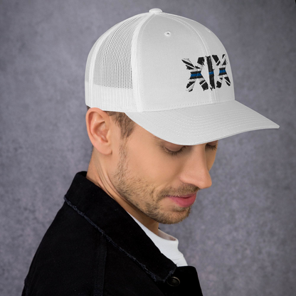 XIX (19) Thin Blue Line Trucker Cap