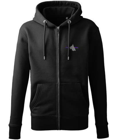 K9 Thin Purple Line Hoodie