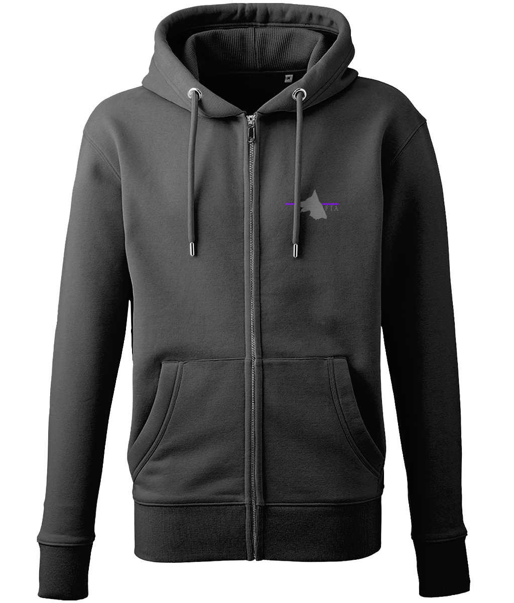 K9 Thin Purple Line Hoodie