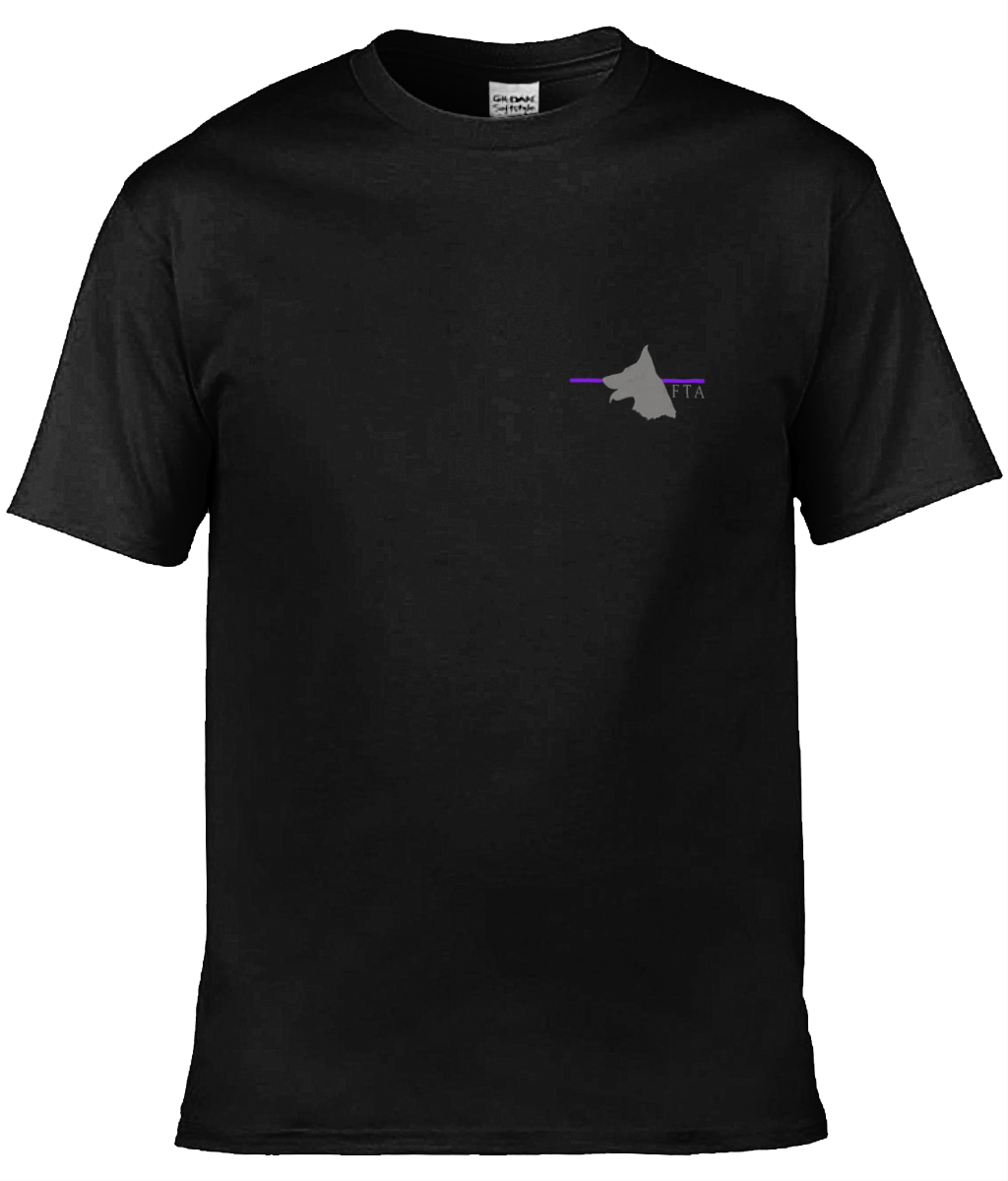 K9 Thin Purple Line Tee