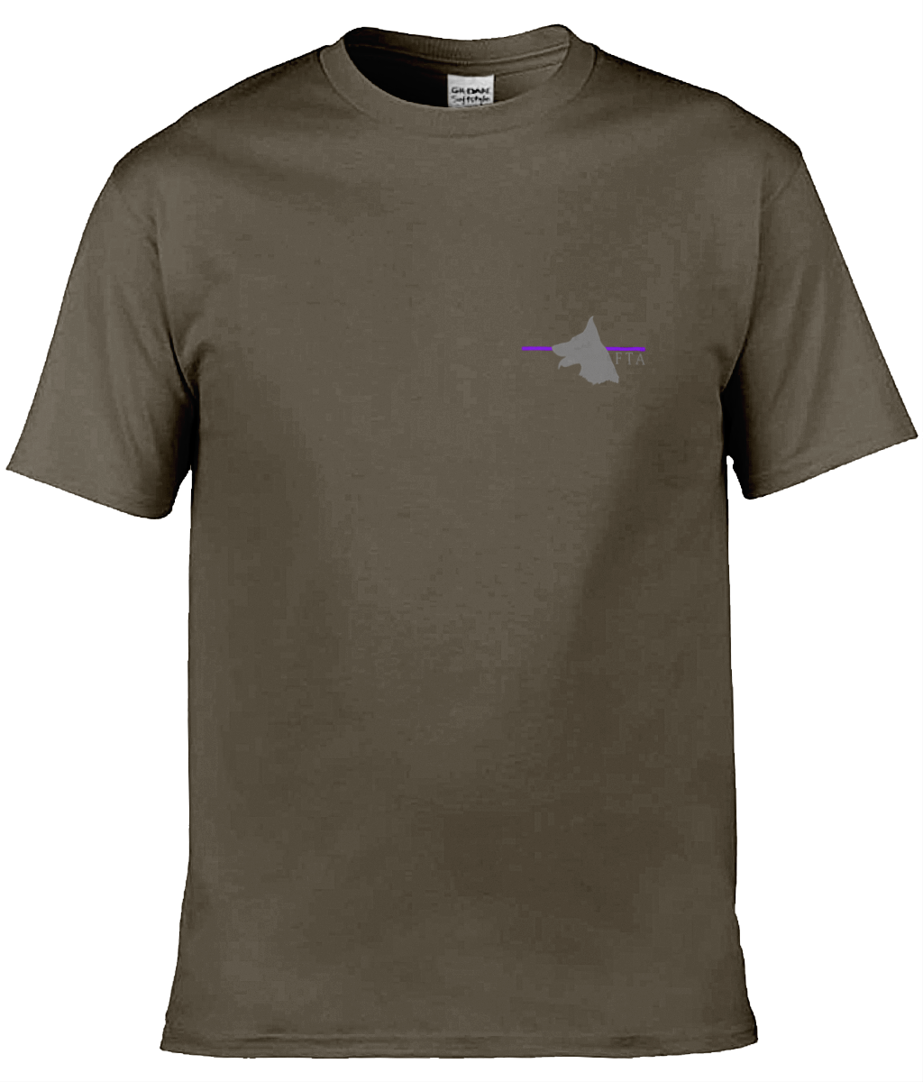 K9 Thin Purple Line Tee