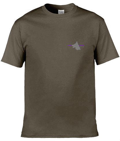 K9 Thin Purple Line Tee