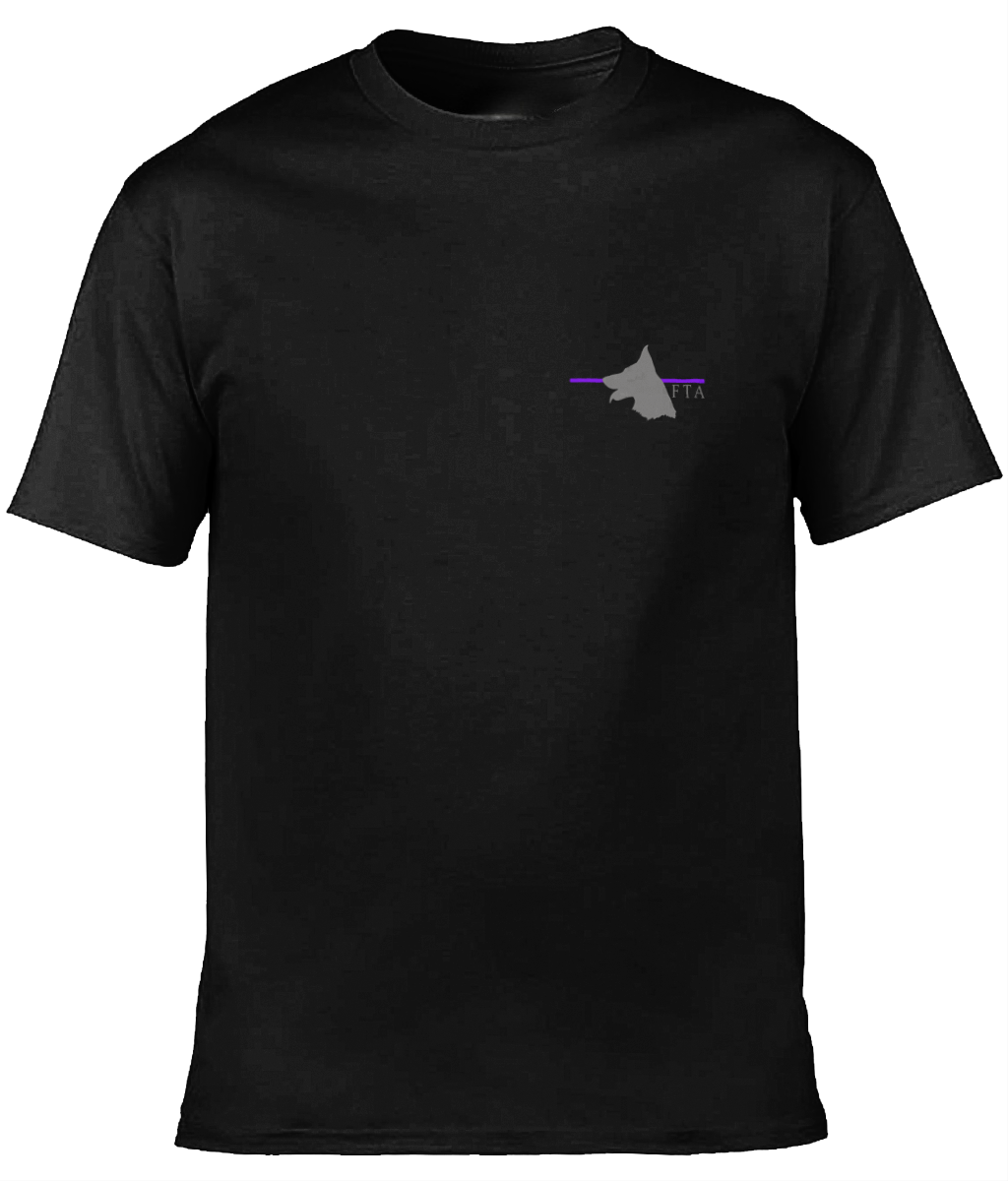 K9 Thin Purple Line Tee