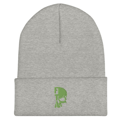 Green Skull Beanie