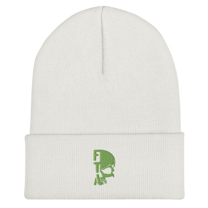 Green Skull Beanie