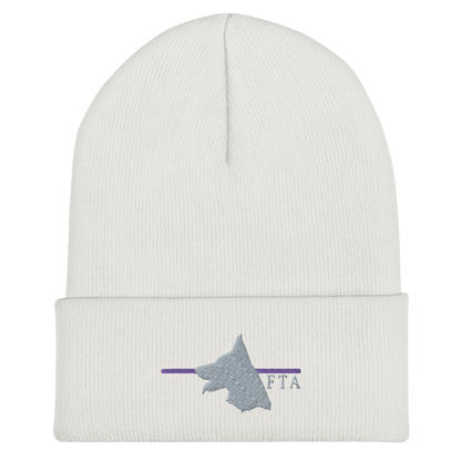 K9 Thin Purple Line Beanie