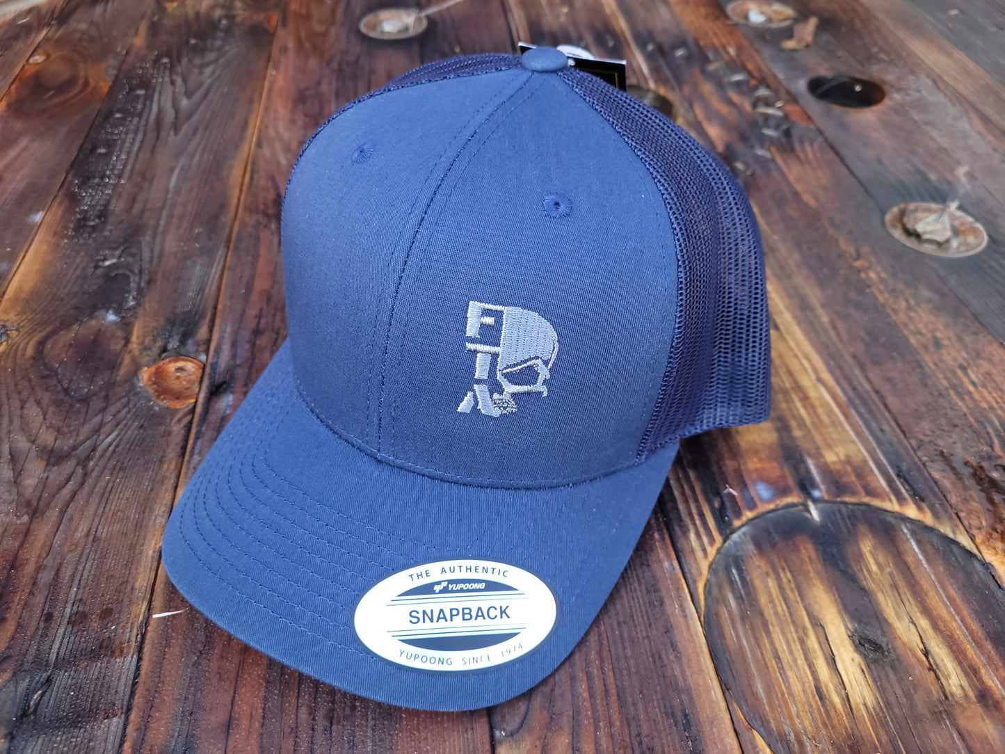 Navy SnapBack Trucker Cap